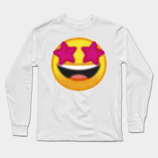 Emoji: WHAT?! (Star-Struck) Long Sleeve T-Shirt